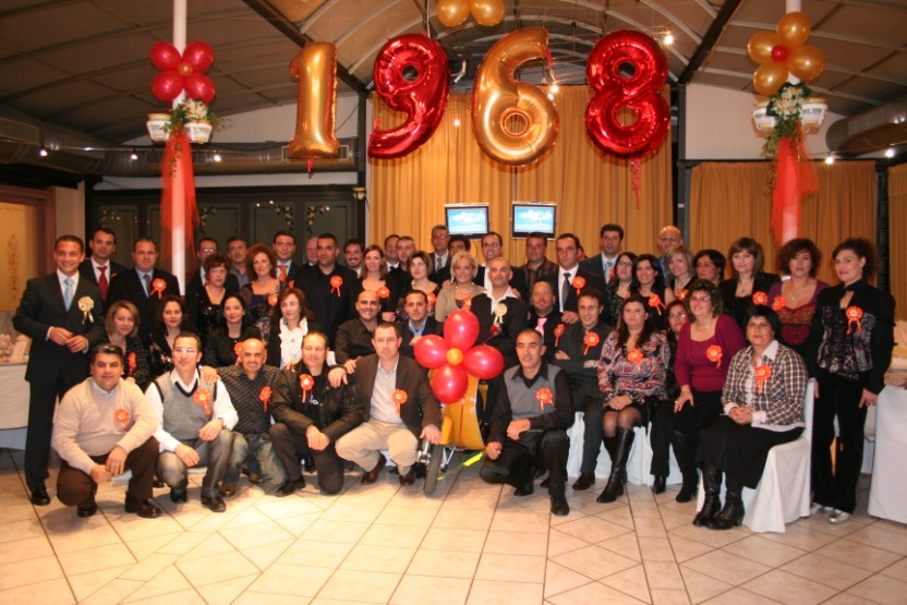 40° di gruppo Classe 1968  29.11.2008